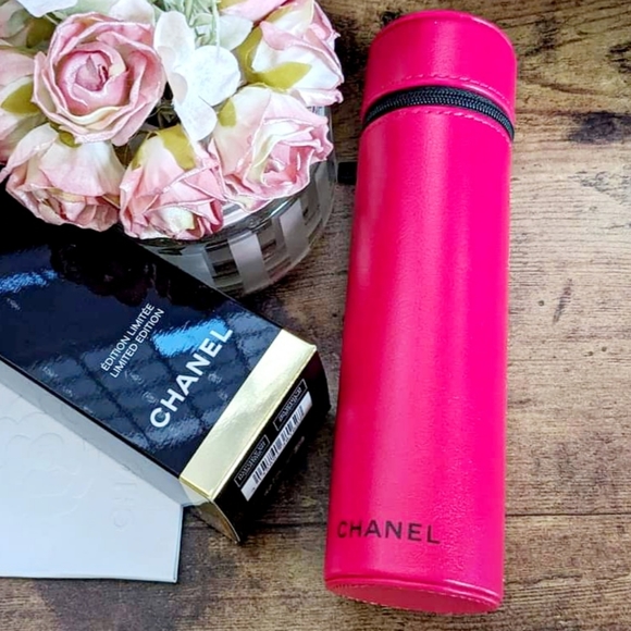 Les Pinceaux de Chanel limited edition essential brushes set Diva pink leather - Picture 4 of 4